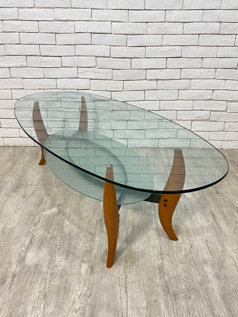 【東京23区配送無料】定価15万円　アクタス　　　PORADA ガラス　テーブル