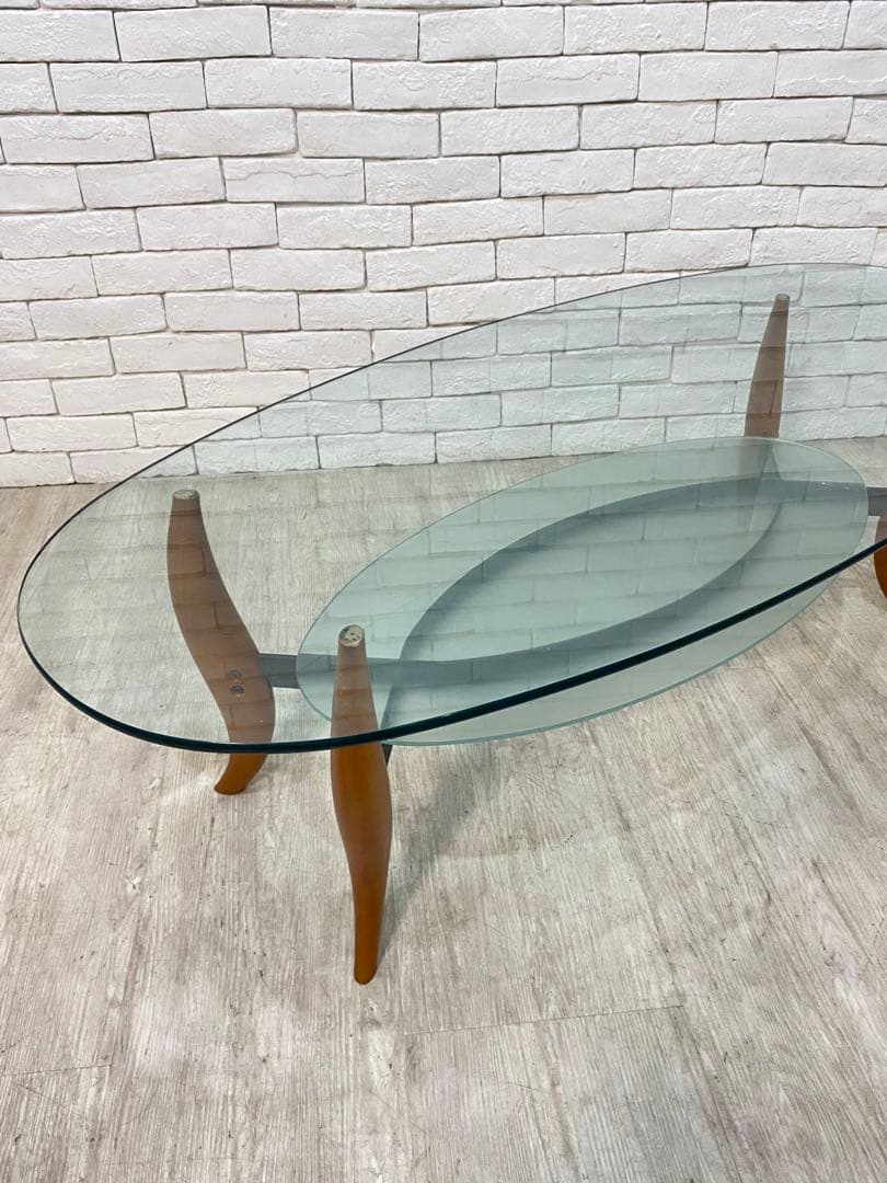 【東京23区配送無料】定価15万円　アクタス　　　PORADA ガラス　テーブル