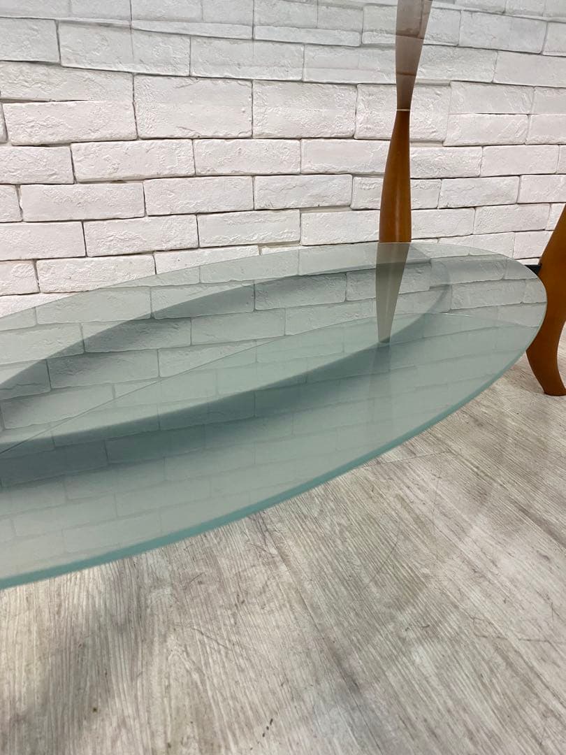 【東京23区配送無料】定価15万円　アクタス　　　PORADA ガラス　テーブル