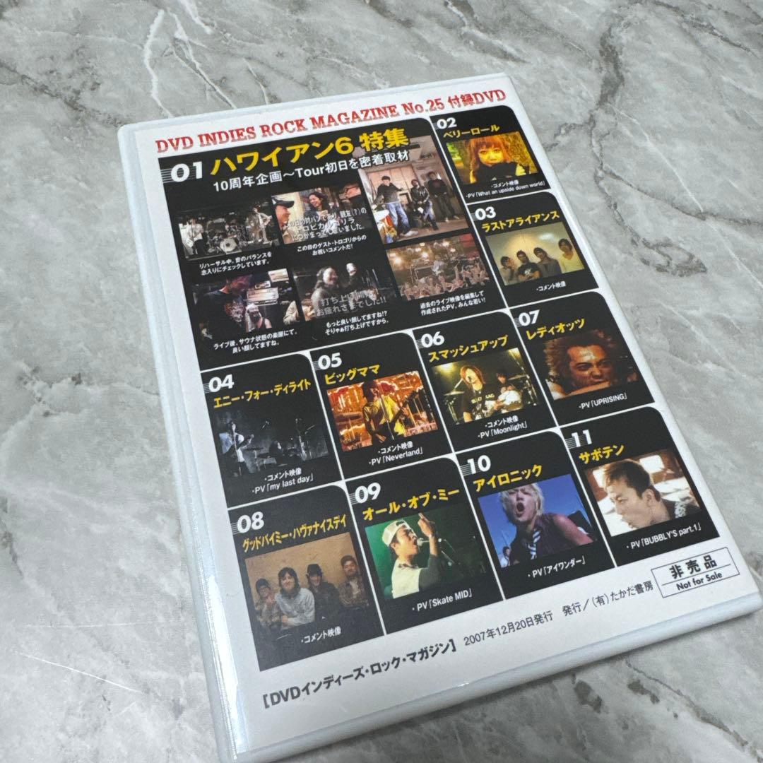 【限定値下げ】新品未使用Hawaiian6＊DVDインディーズ・ロック・マガジン