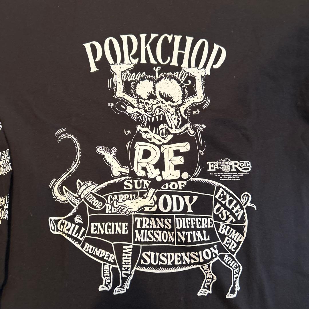 PORKCHOP &ラットフィンク　ロングスリーブ　ホットロッドカスタムショー