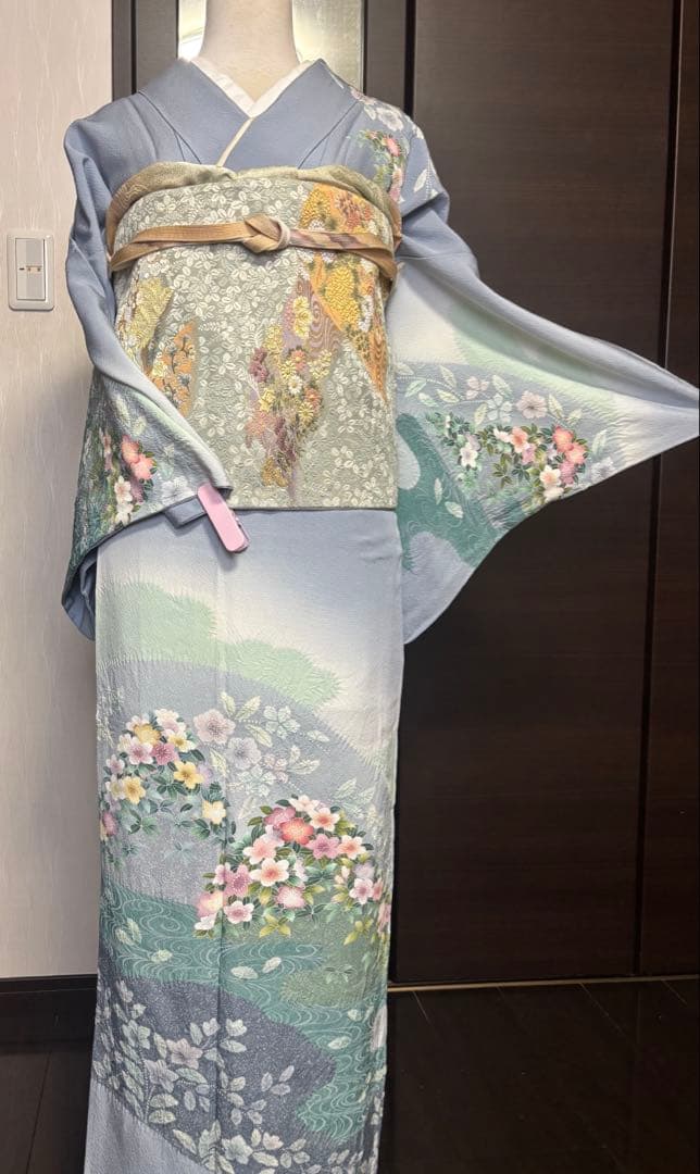 絞り　訪問着　フルセット　入学式　卒業式　お宮参り