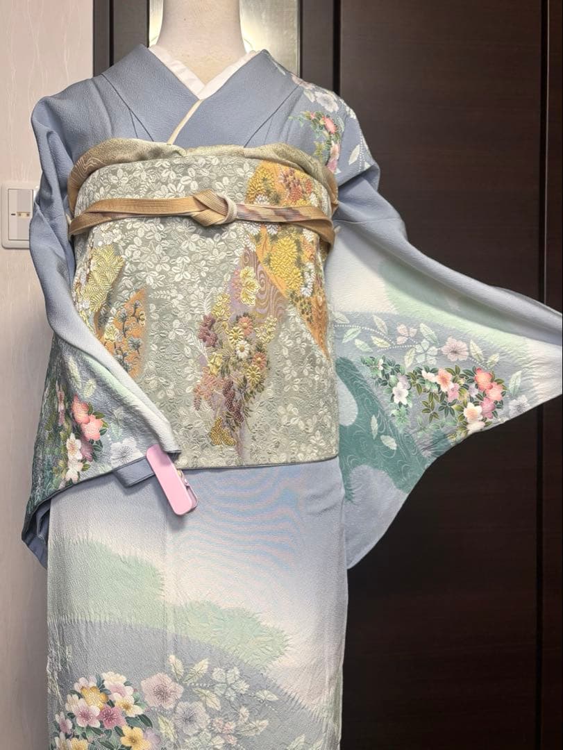 絞り　訪問着　フルセット　入学式　卒業式　お宮参り