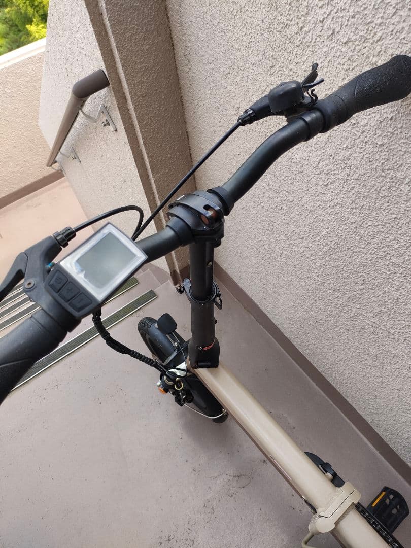 AiDDE：折畳み電動アシスト自転車_14インチ/後輪パンク/送料込/おまけ付