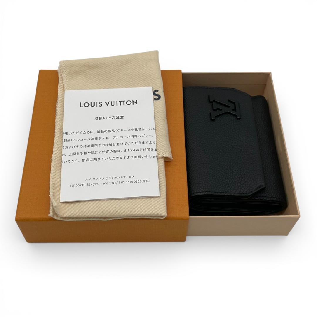 【新品同様】ルイヴィトン アエログラム ポルトフォイユ・パイロット 三つ折り財布