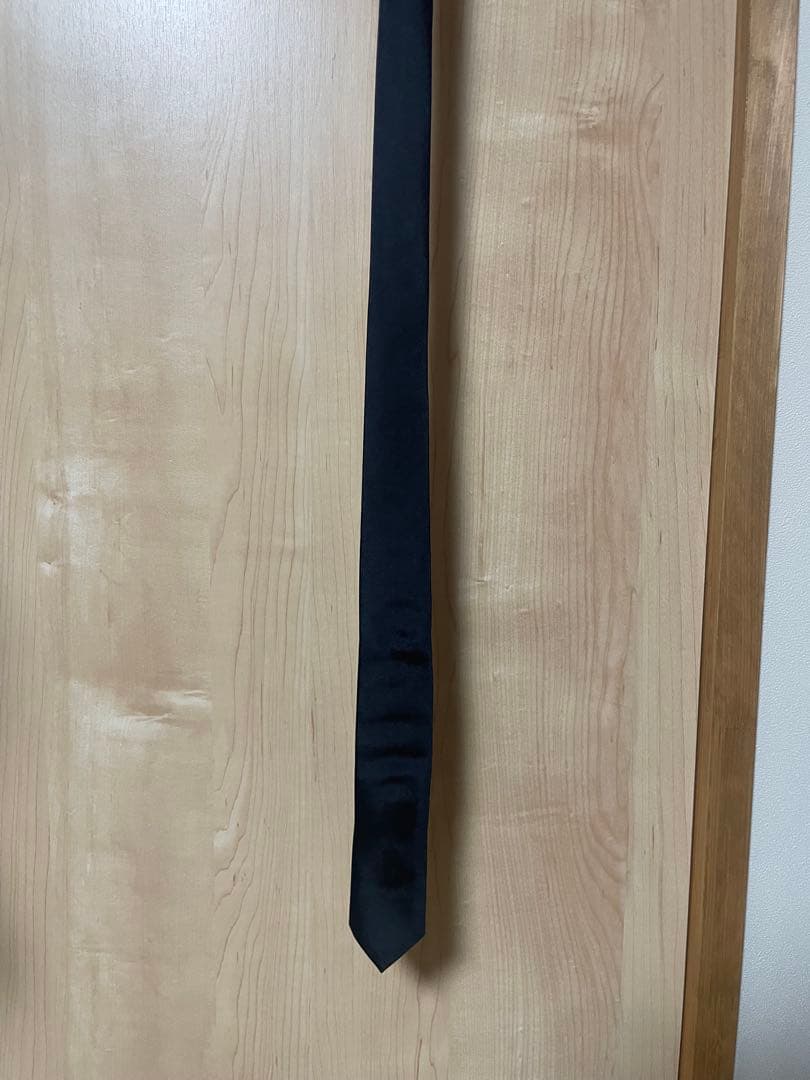 CELINE シルクネクタイ ナロータイ ブラック