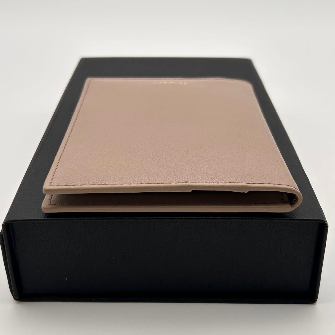 ✨極美品✨ MaxMara マックスマーラ 二つ折り財布 レザー ベージュ