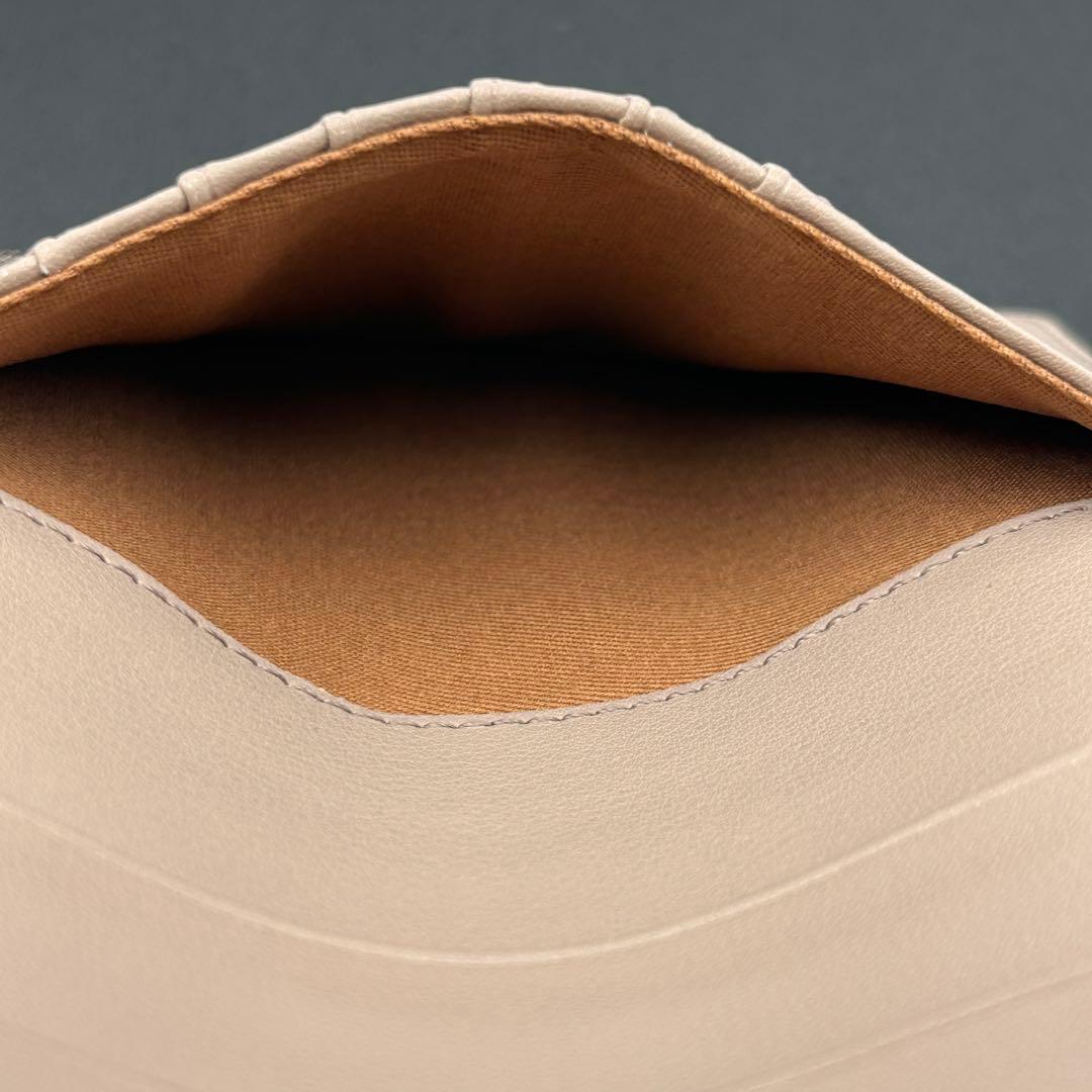 ✨極美品✨ MaxMara マックスマーラ 二つ折り財布 レザー ベージュ