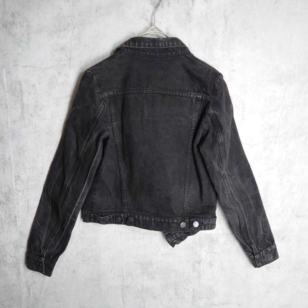 VIKTOR & ROLF アシンメトリー ブラックデニム Gジャン ベスト 黒