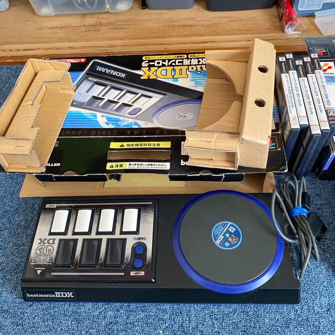 ビーマニ2DXコントローラー2台とソフトセット　ジャンク