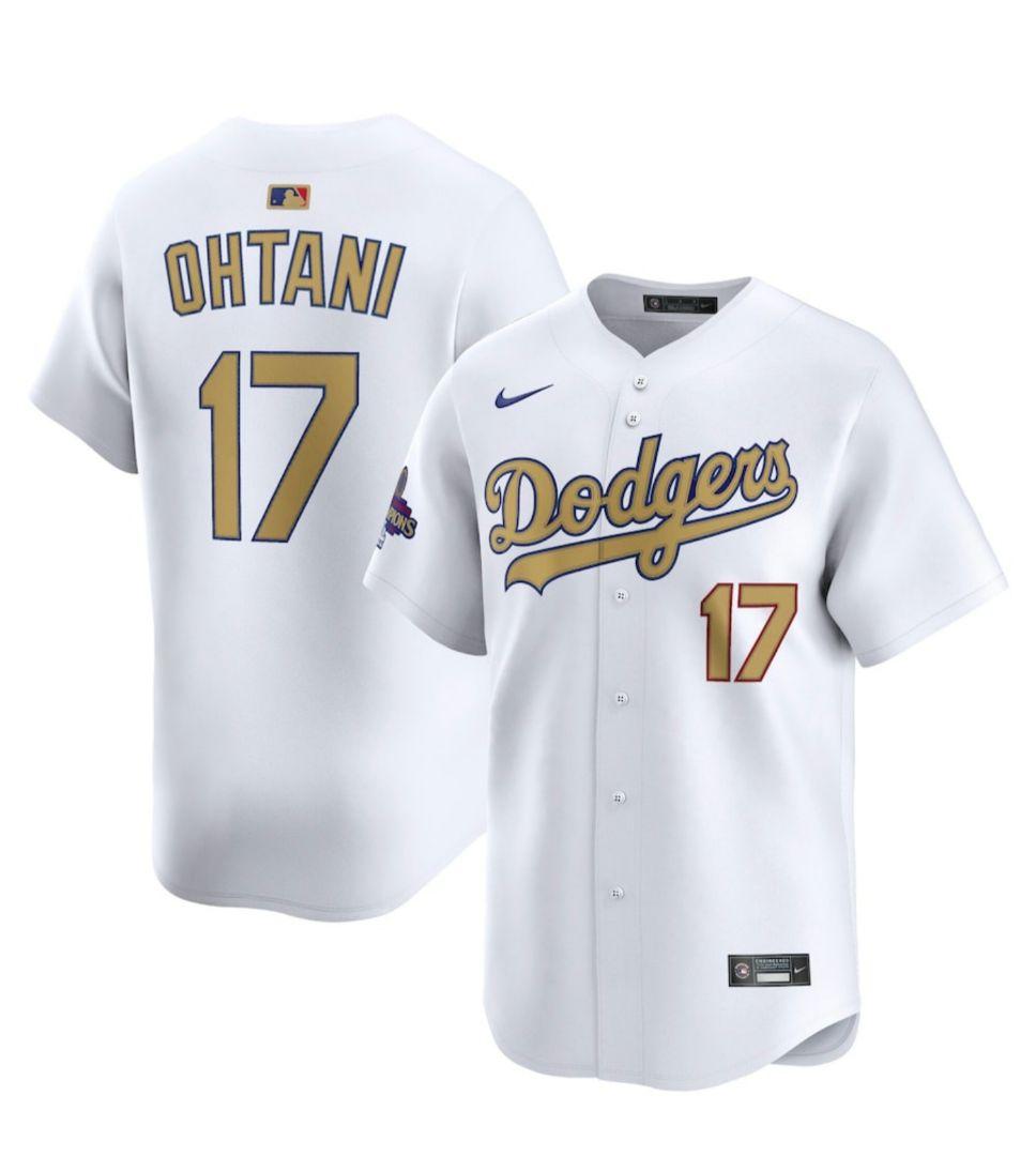 【２点セット！】ドジャース ゴールドユニフォーム 大谷翔平＆フリーマン Mサイズ