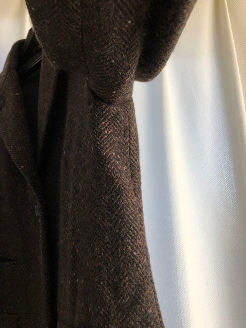 再値下げ！マーガレットハウエル　ブラウン ヘリンボーン チェスターコート