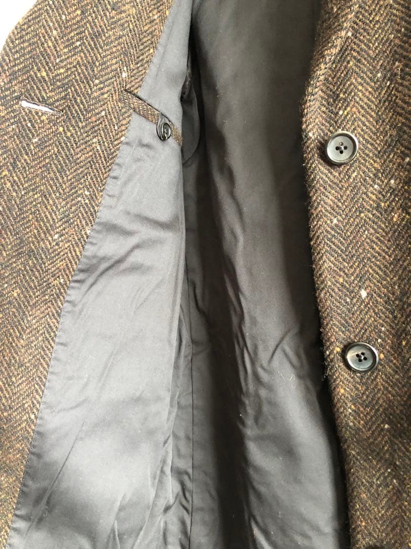 再値下げ！マーガレットハウエル　ブラウン ヘリンボーン チェスターコート