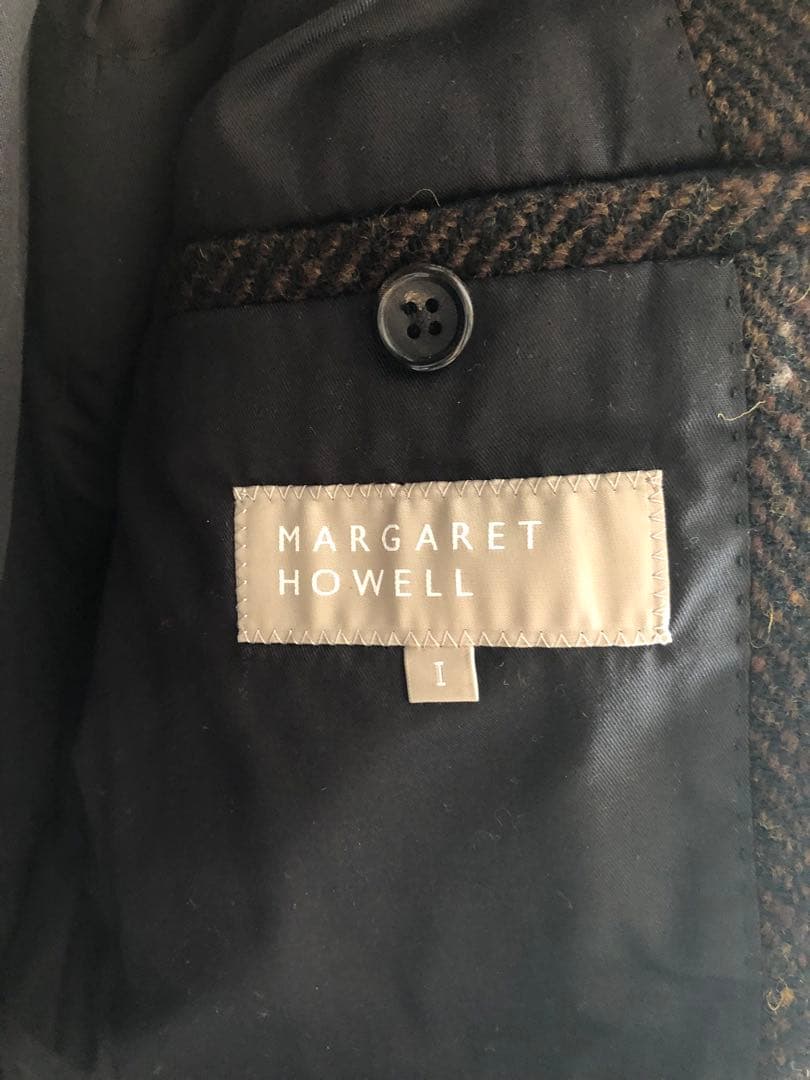 再値下げ！マーガレットハウエル　ブラウン ヘリンボーン チェスターコート
