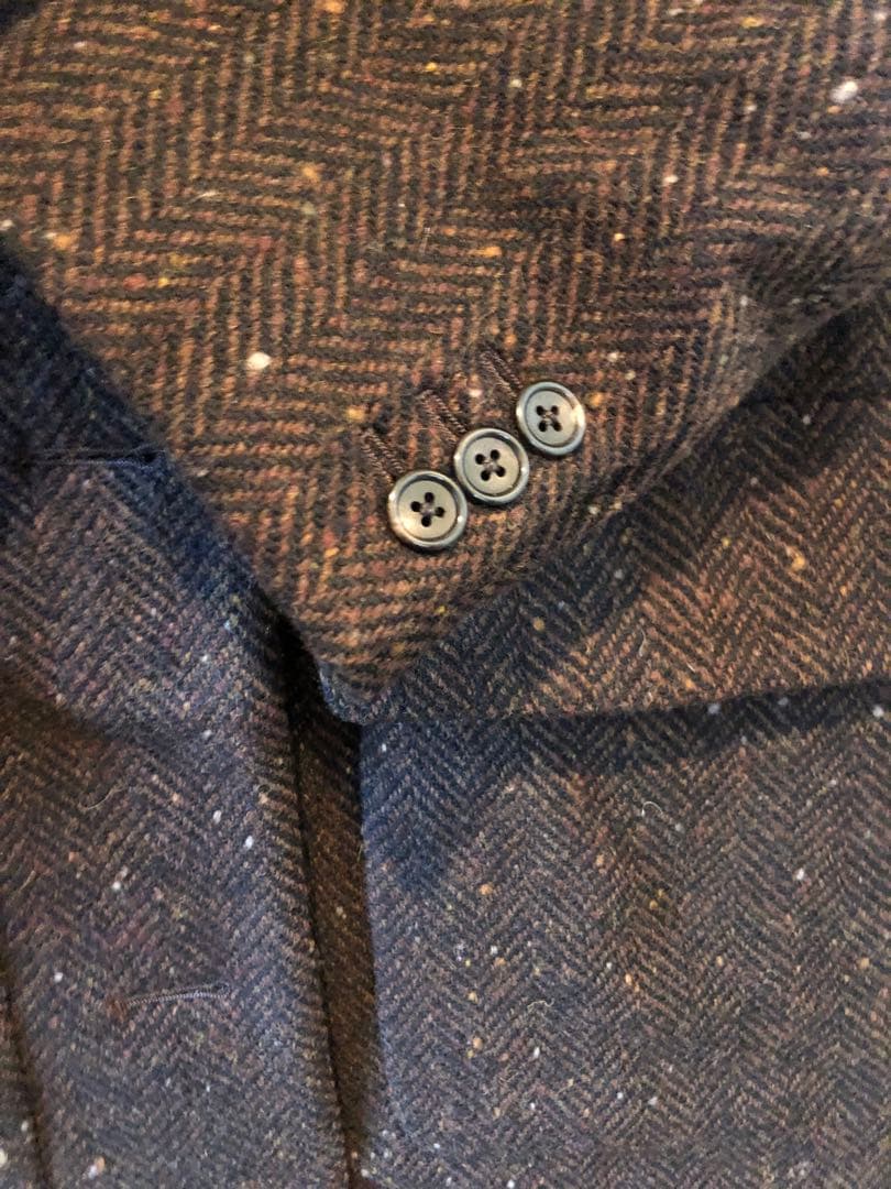 再値下げ！マーガレットハウエル　ブラウン ヘリンボーン チェスターコート