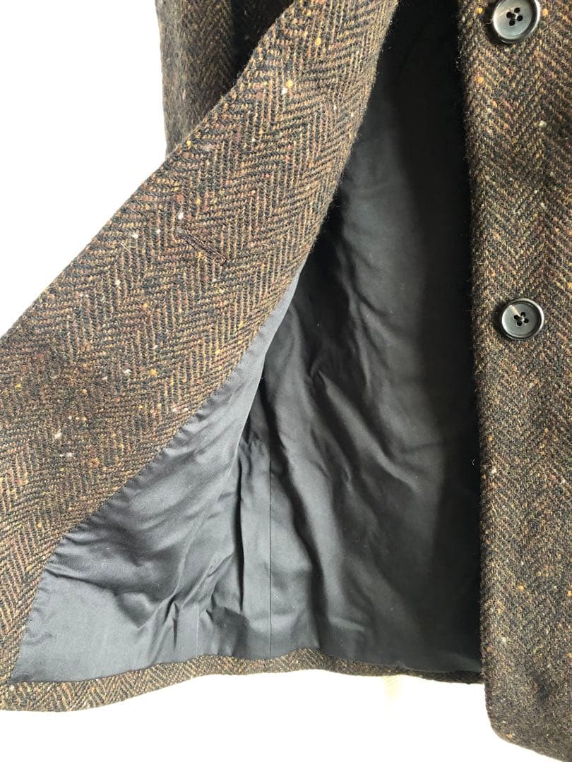 再値下げ！マーガレットハウエル　ブラウン ヘリンボーン チェスターコート