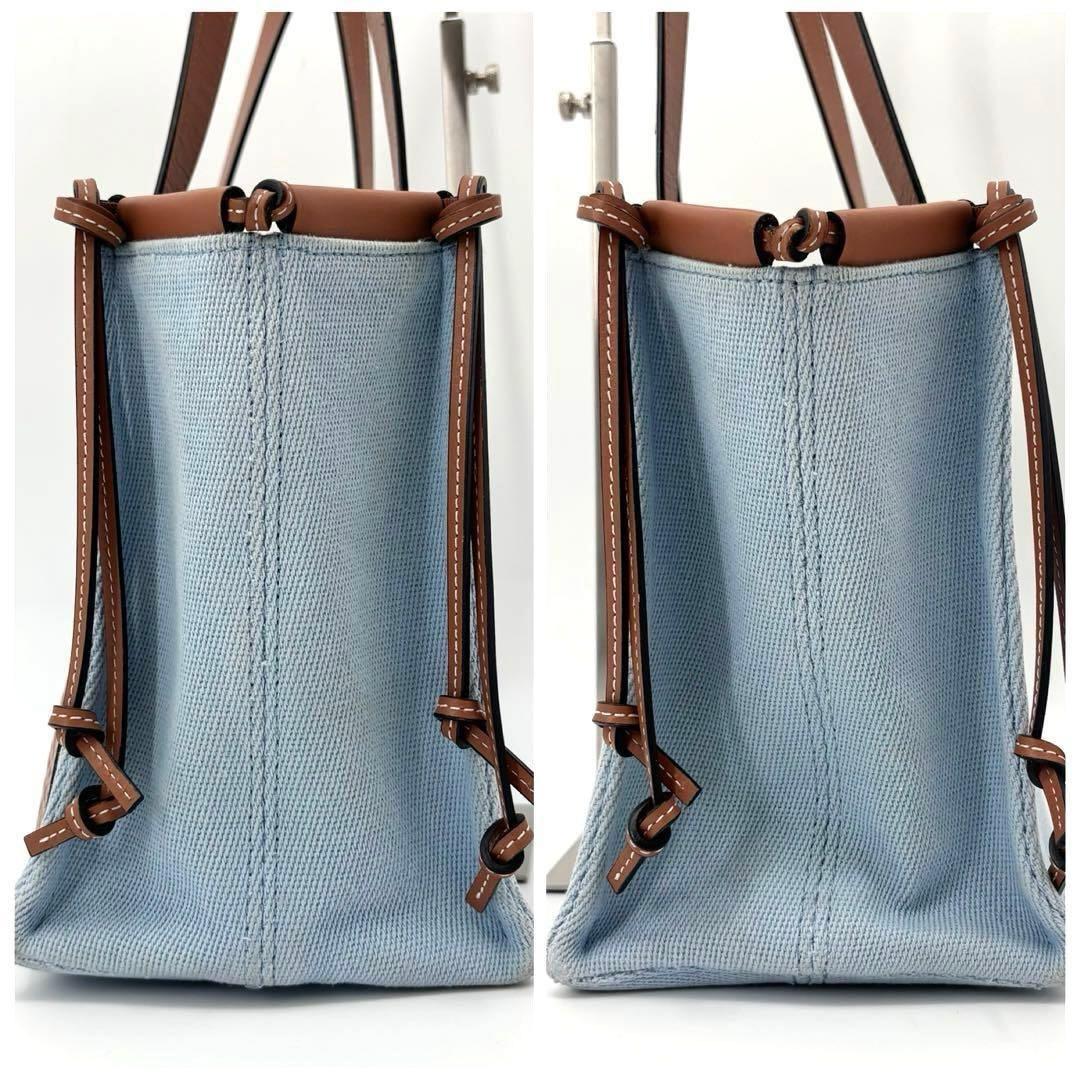 LOEWE ロエベ クッショントートバッグ スモール アクア アナグラム