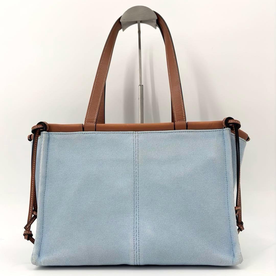 LOEWE ロエベ クッショントートバッグ スモール アクア アナグラム