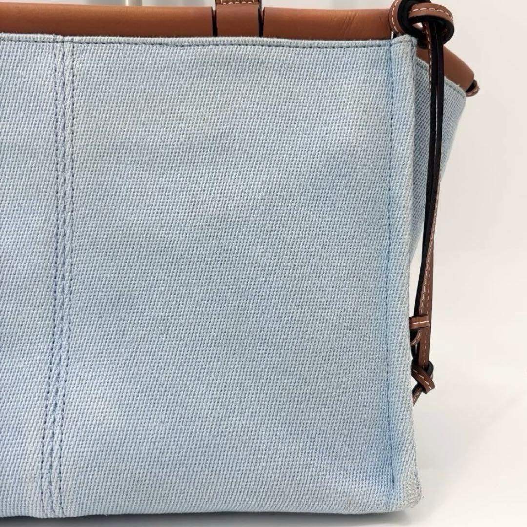 LOEWE ロエベ クッショントートバッグ スモール アクア アナグラム