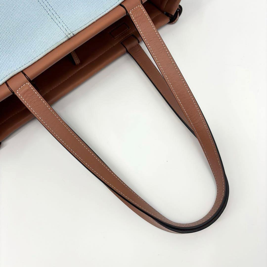 LOEWE ロエベ クッショントートバッグ スモール アクア アナグラム