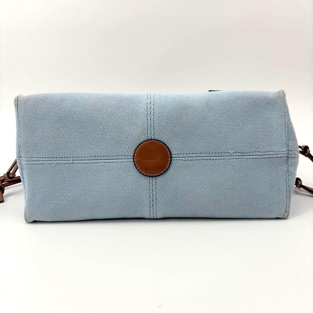 LOEWE ロエベ クッショントートバッグ スモール アクア アナグラム