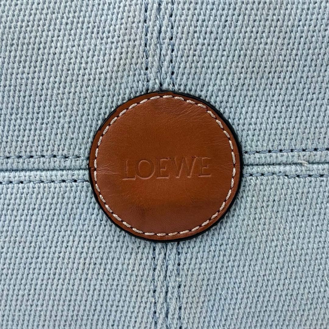 LOEWE ロエベ クッショントートバッグ スモール アクア アナグラム