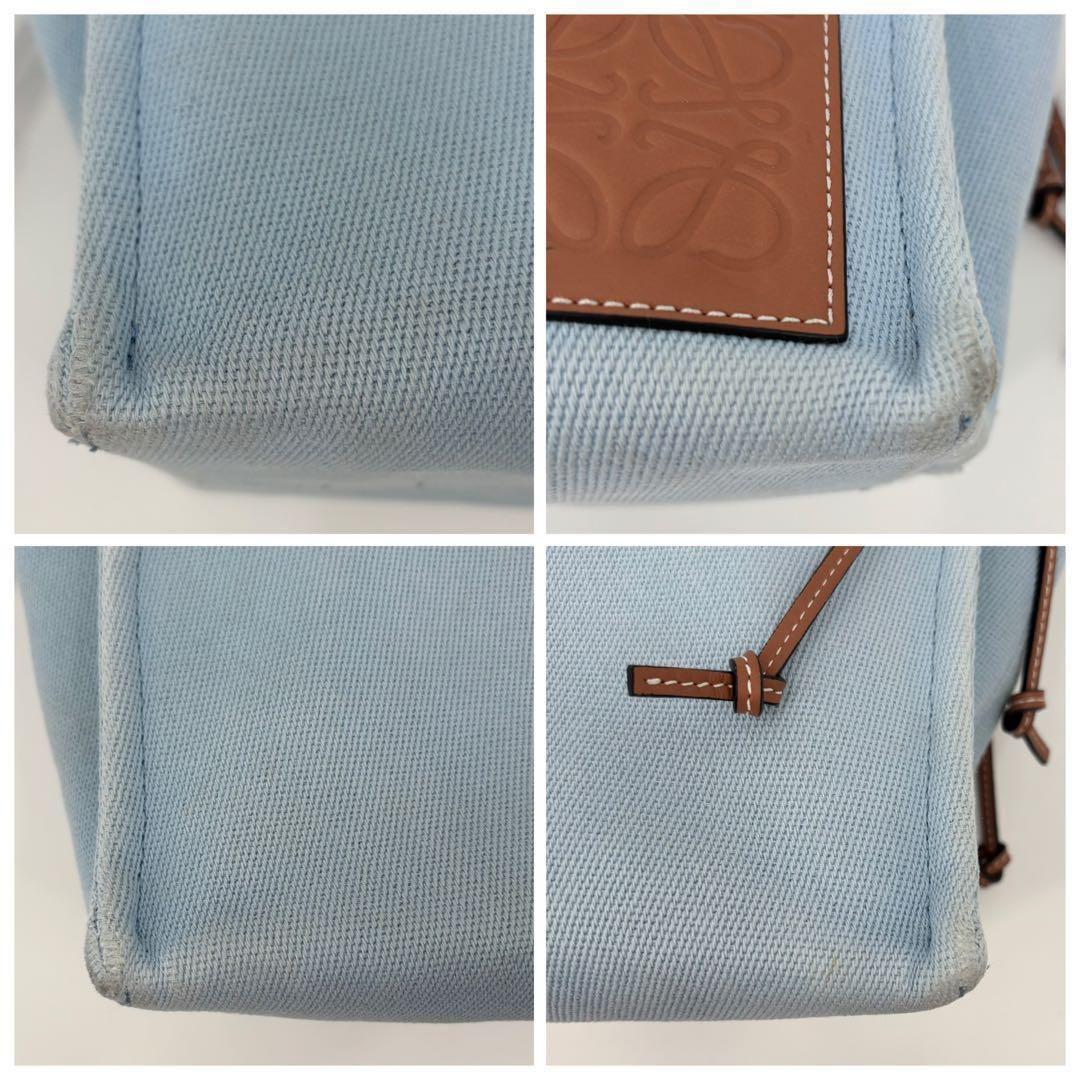 LOEWE ロエベ クッショントートバッグ スモール アクア アナグラム