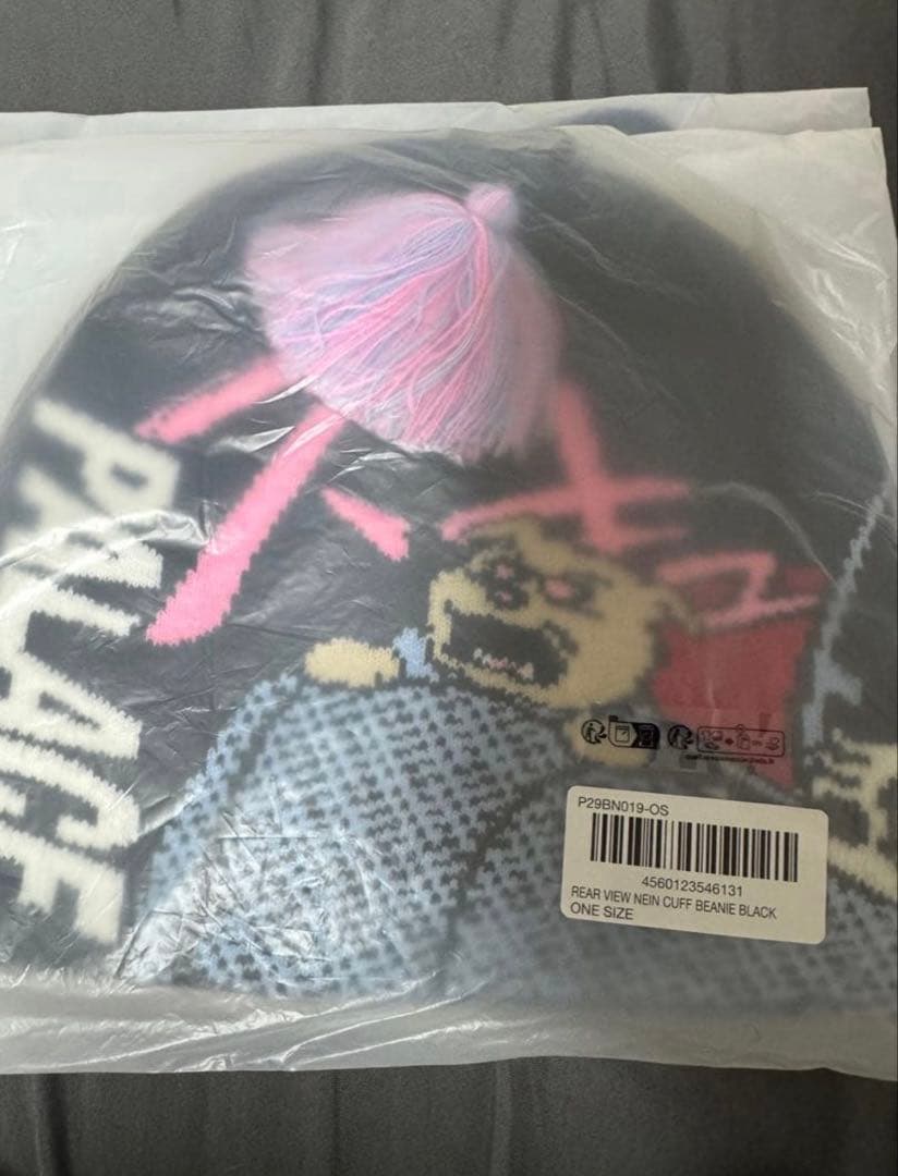 帽子 PALACE REAR VIEW NEIN CUFF BEANIE BLACK