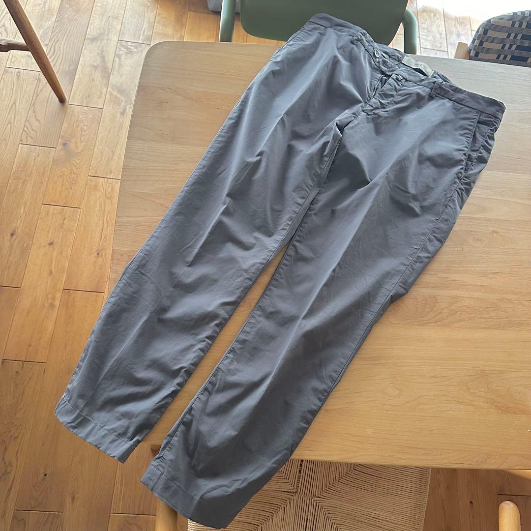 【レアサイズ】　BRIGLIA ノープリーツ チノパン (グレー /サイズ52)