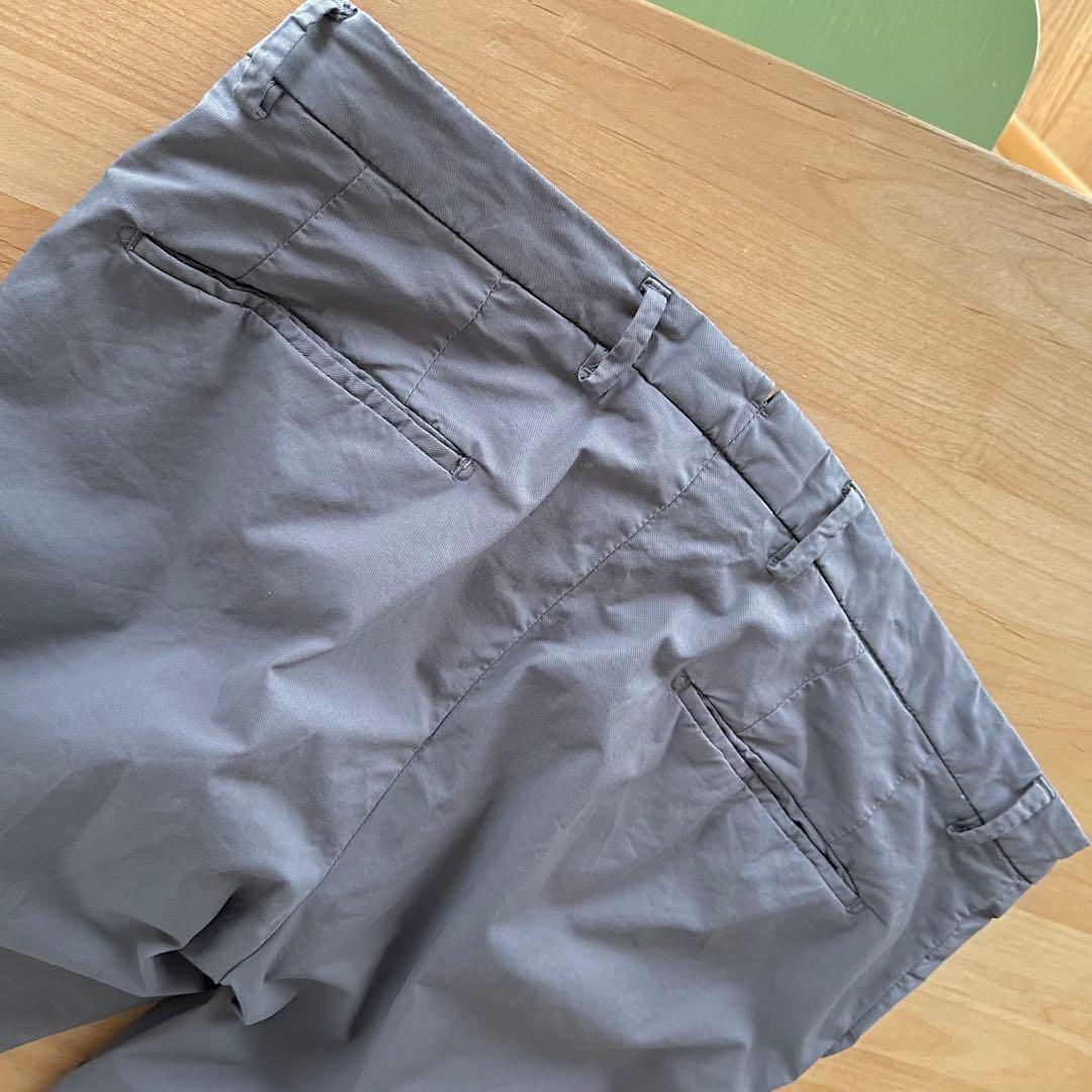 【レアサイズ】　BRIGLIA ノープリーツ チノパン (グレー /サイズ52)