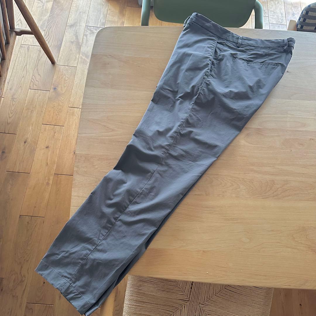 【レアサイズ】　BRIGLIA ノープリーツ チノパン (グレー /サイズ52)
