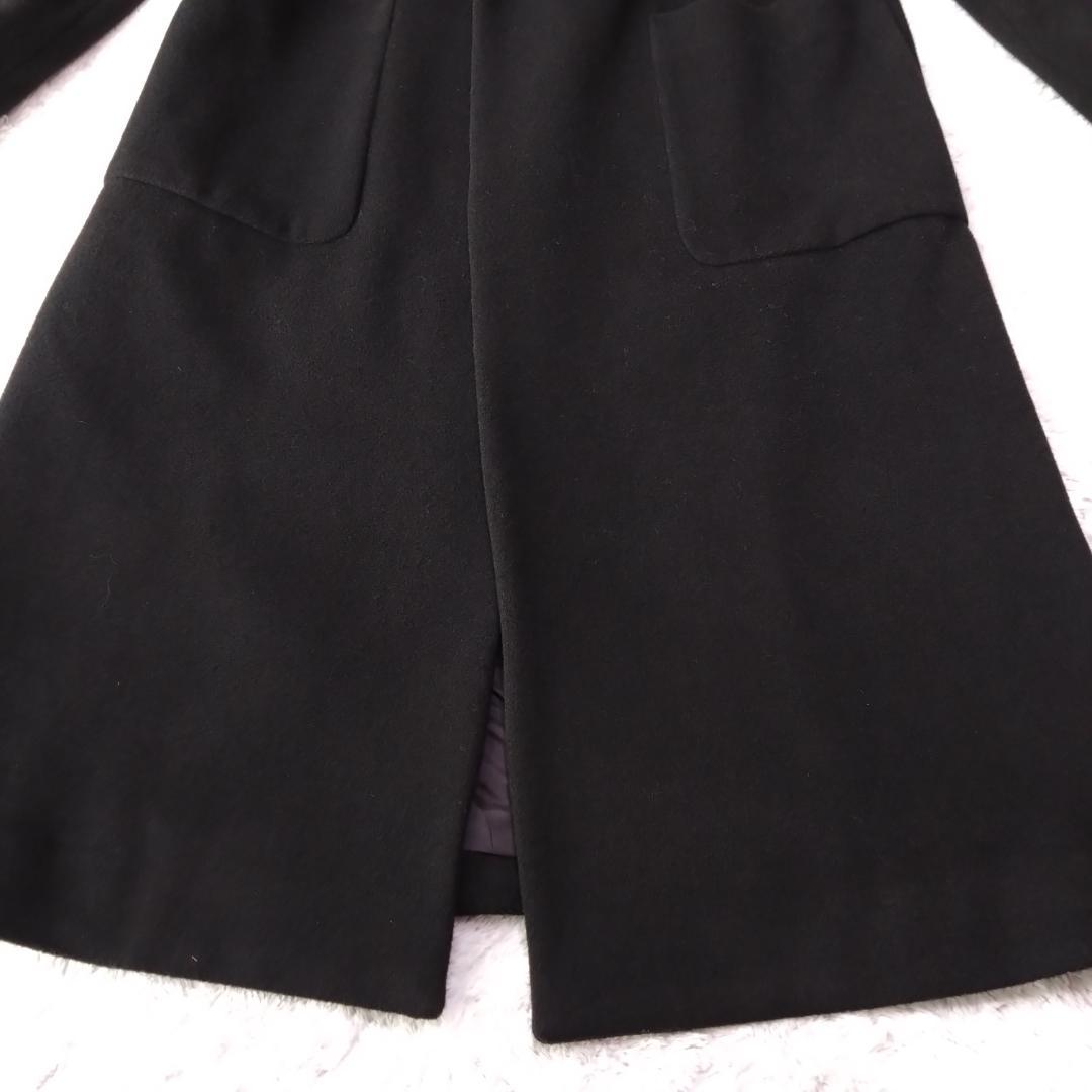 BEAMS Demi-Luxe カシミヤ チェスターコート 38　Ｍ　ブラック