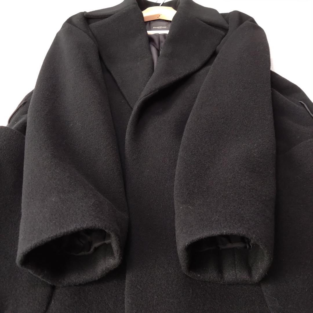 BEAMS Demi-Luxe カシミヤ チェスターコート 38　Ｍ　ブラック
