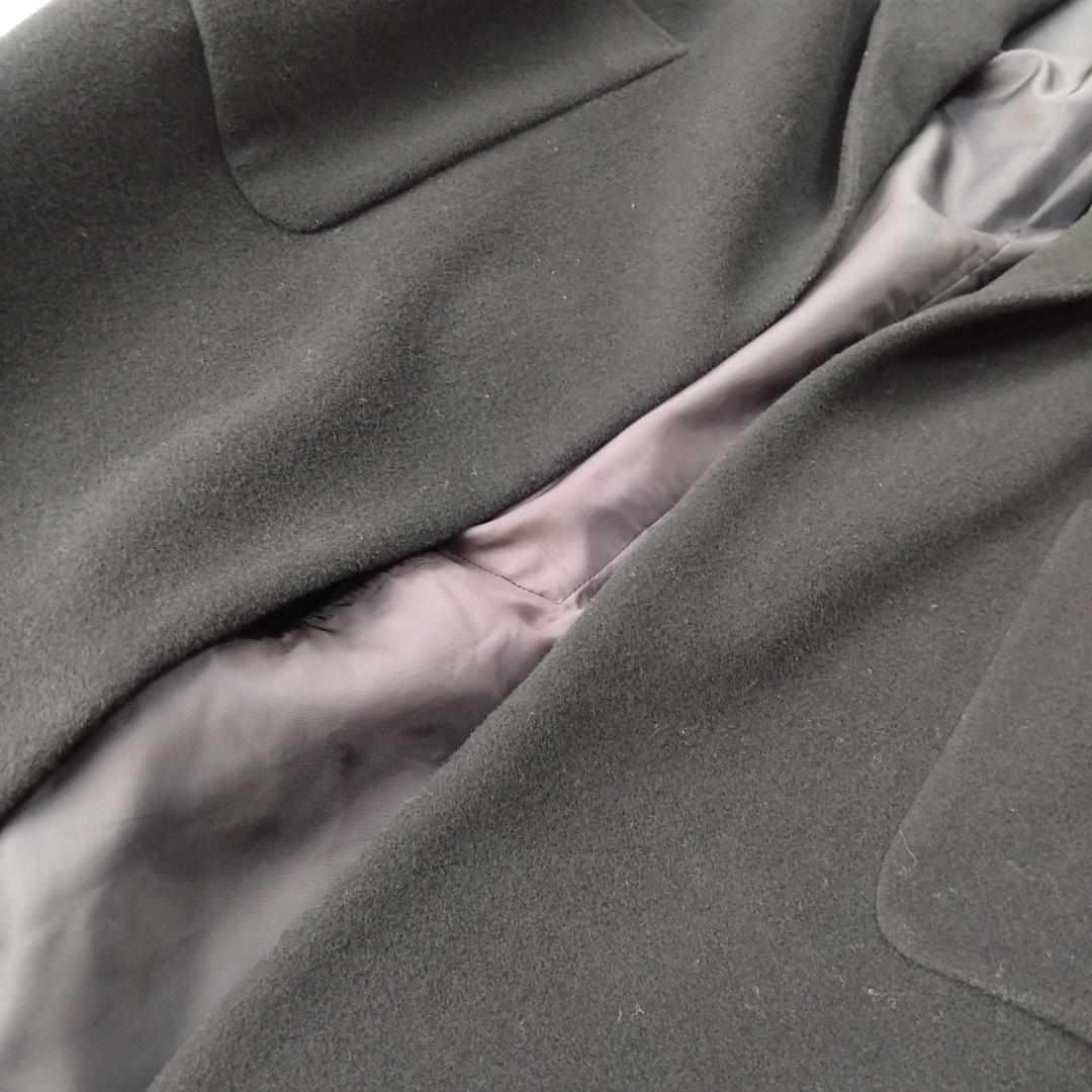 BEAMS Demi-Luxe カシミヤ チェスターコート 38　Ｍ　ブラック