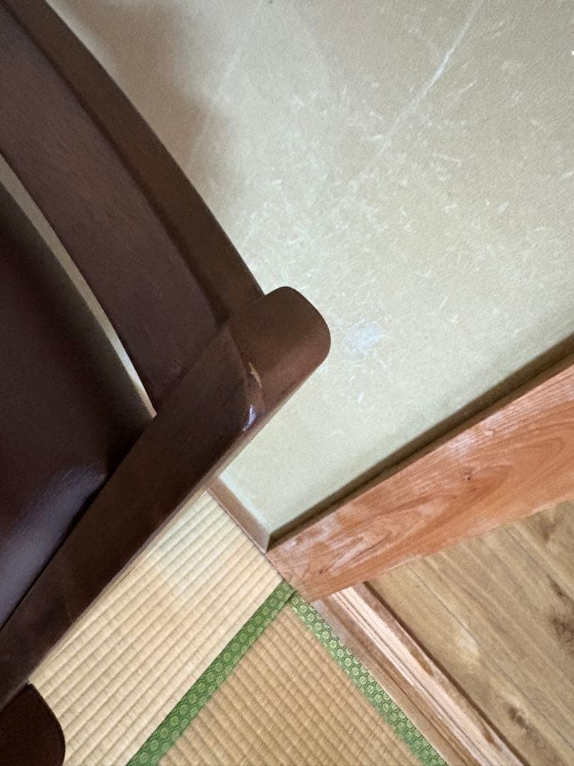 ダイニングこたつチェア　360度回転