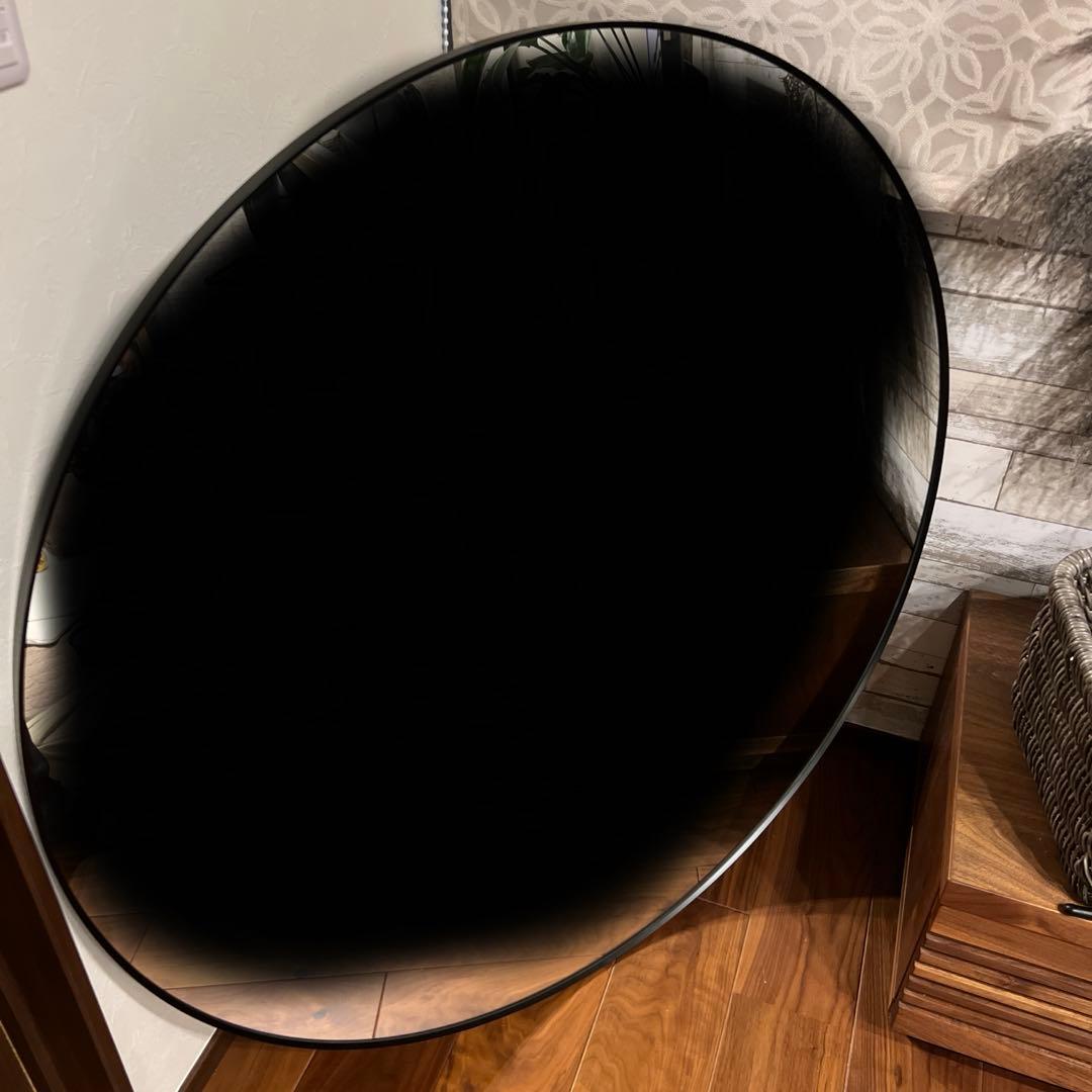 IKEA LINDBYN リンドビーンミラー ブラック 110cm