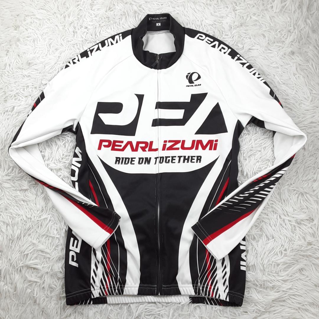 美品◎Pearl Izumi パールイズミ サイクリングウェアセットアップ 白黒