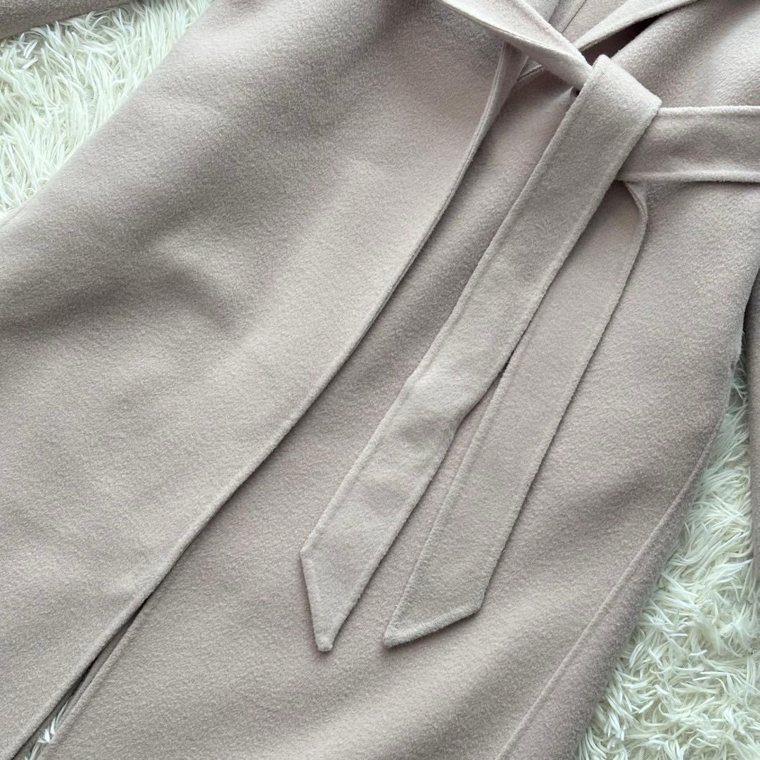 美品✨ アニュアンス 2022年 ビッグカラーリバーコート マキシ丈 毛100%