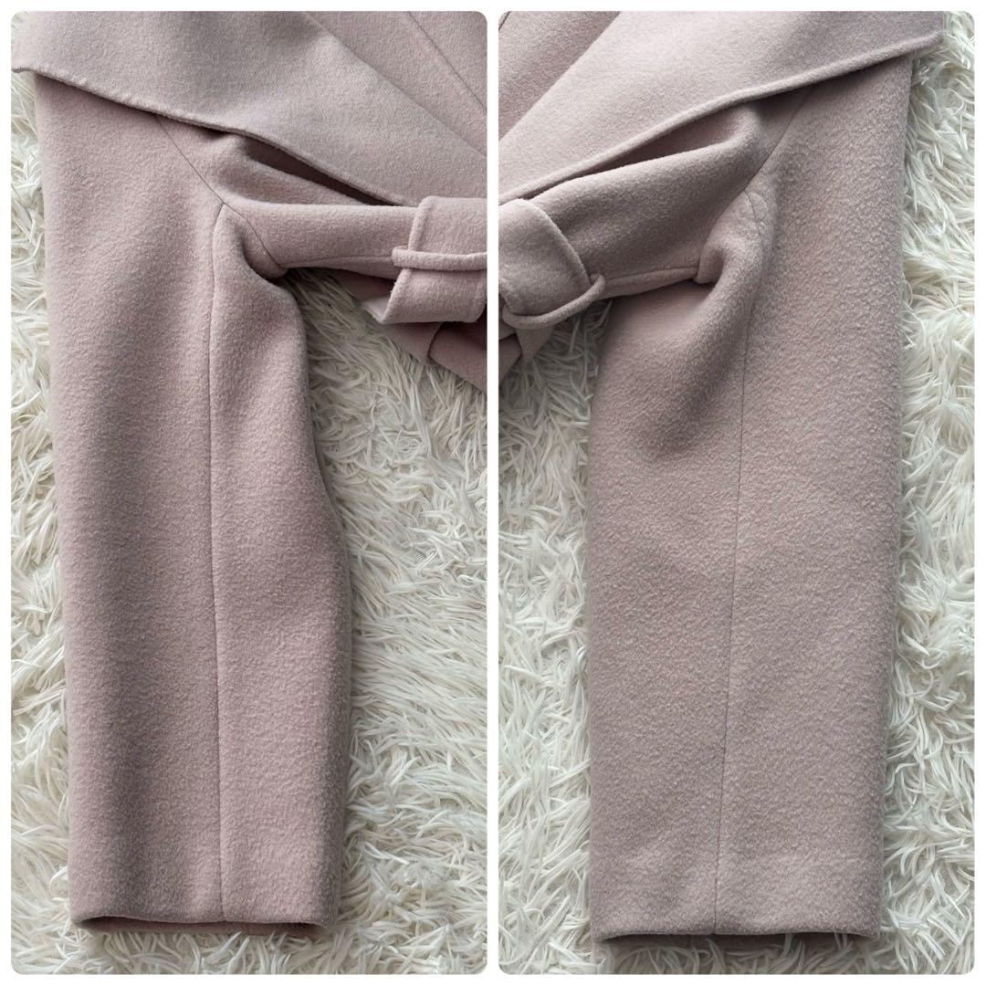 美品✨ アニュアンス 2022年 ビッグカラーリバーコート マキシ丈 毛100%