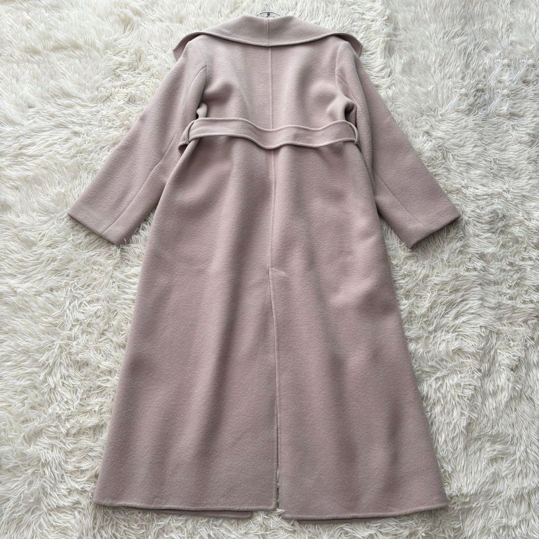 美品✨ アニュアンス 2022年 ビッグカラーリバーコート マキシ丈 毛100%