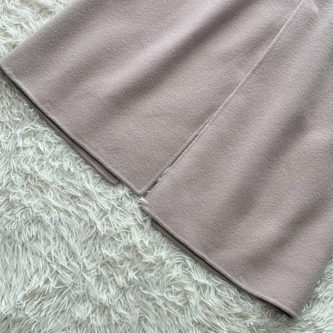 美品✨ アニュアンス 2022年 ビッグカラーリバーコート マキシ丈 毛100%