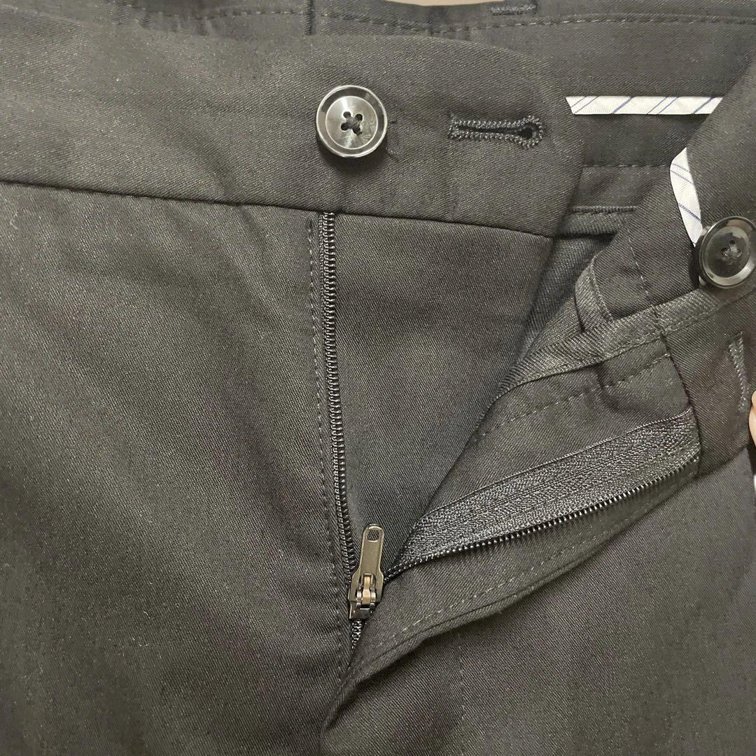 【おまとめ3点】ZARA ザラ メンズ 黒 ブラック 無地スーツサイズLくらい