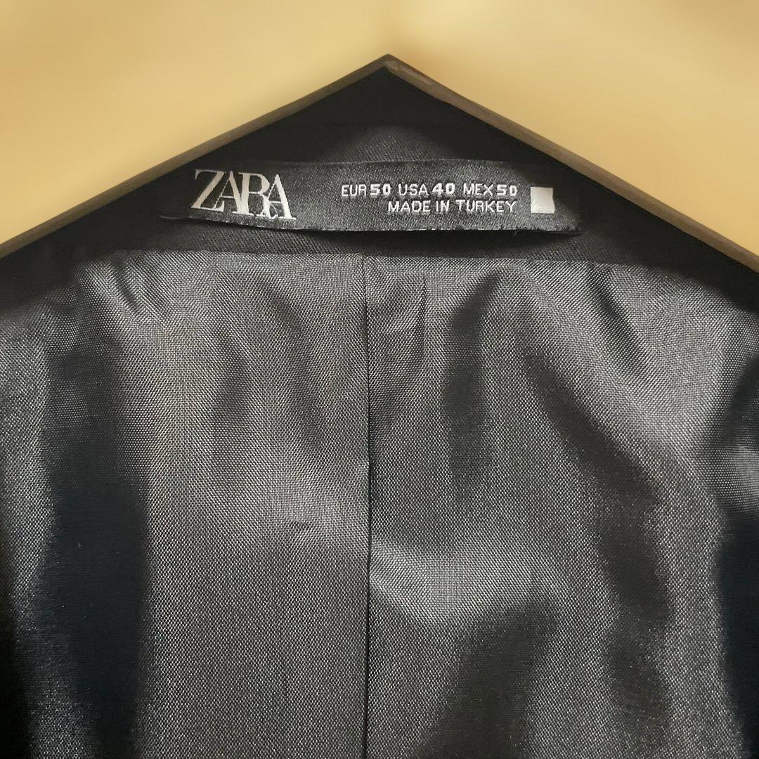 【おまとめ3点】ZARA ザラ メンズ 黒 ブラック 無地スーツサイズLくらい