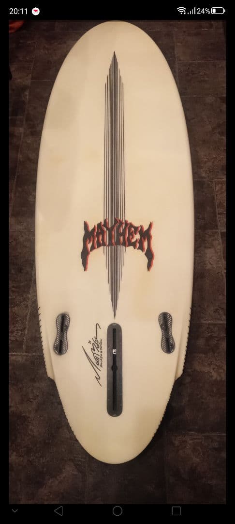 Mayhem ショートボード ホワイト