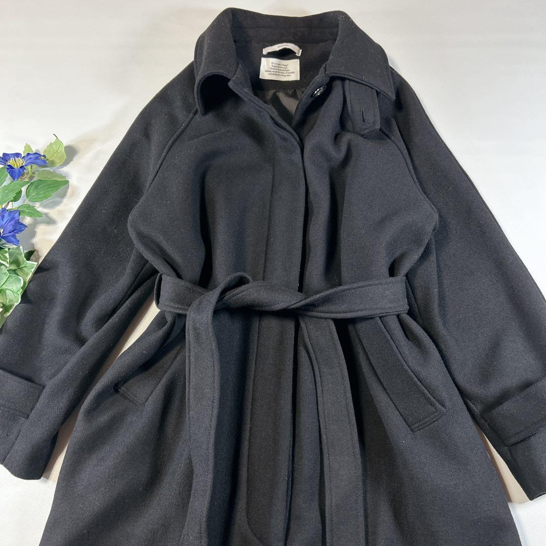OHOTORO Dublin Coat ベルテッドロングコート スタンドカラー