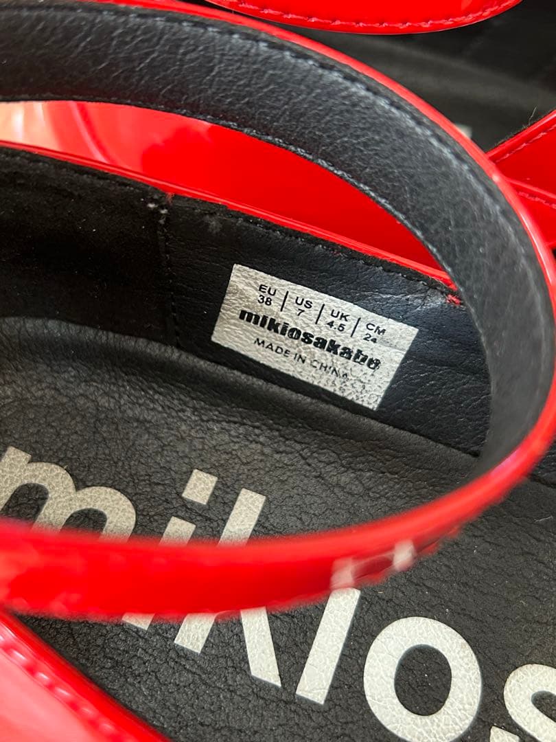 ミキオサカベJewelry Ark Three Straps Mary Jane