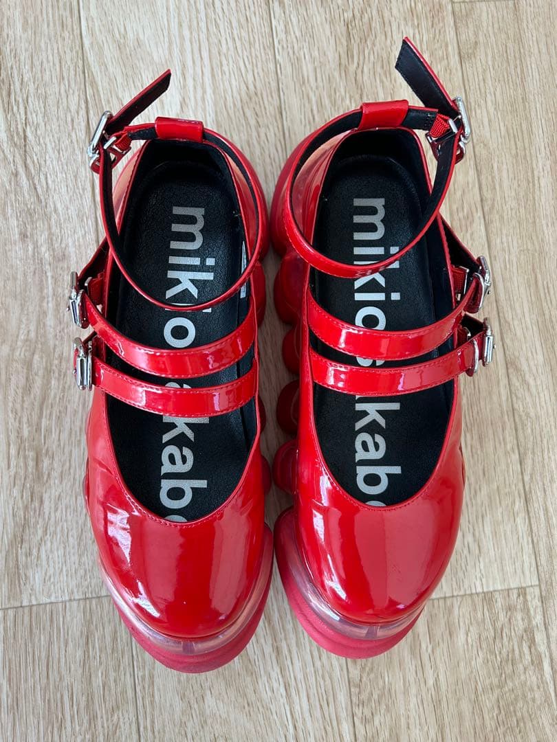 ミキオサカベJewelry Ark Three Straps Mary Jane