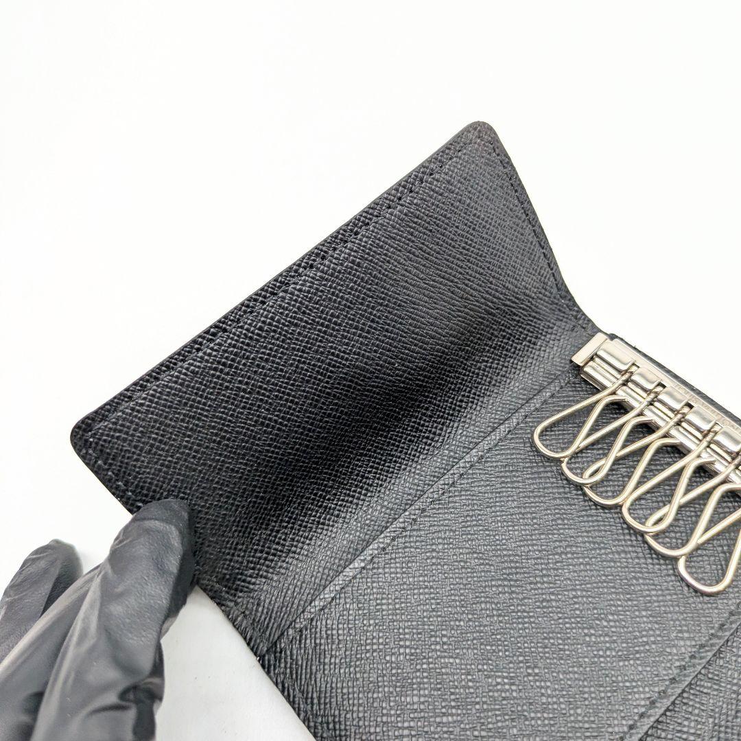 【現行モデル極美品】ミュルティクレ6 ダミエ・グラフィット キーケース 6連