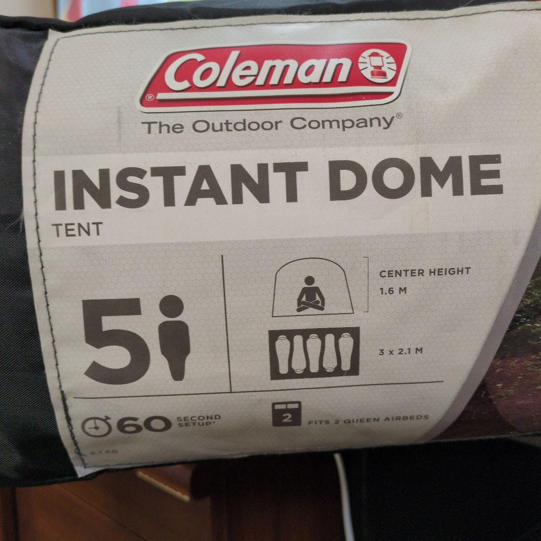 コールマン　インスタントドームテント　coleman　ワンタッチテント