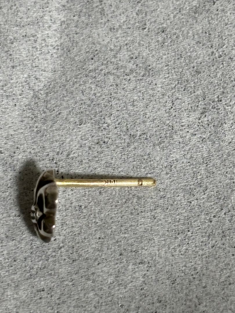 CHROME HEARTS クロムハーツ BSフレア スタッド ピアス 片耳用